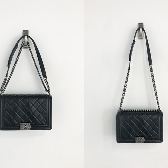 Chanel New Medium Le Boy Lambskin Flap - Picture 11 of 11